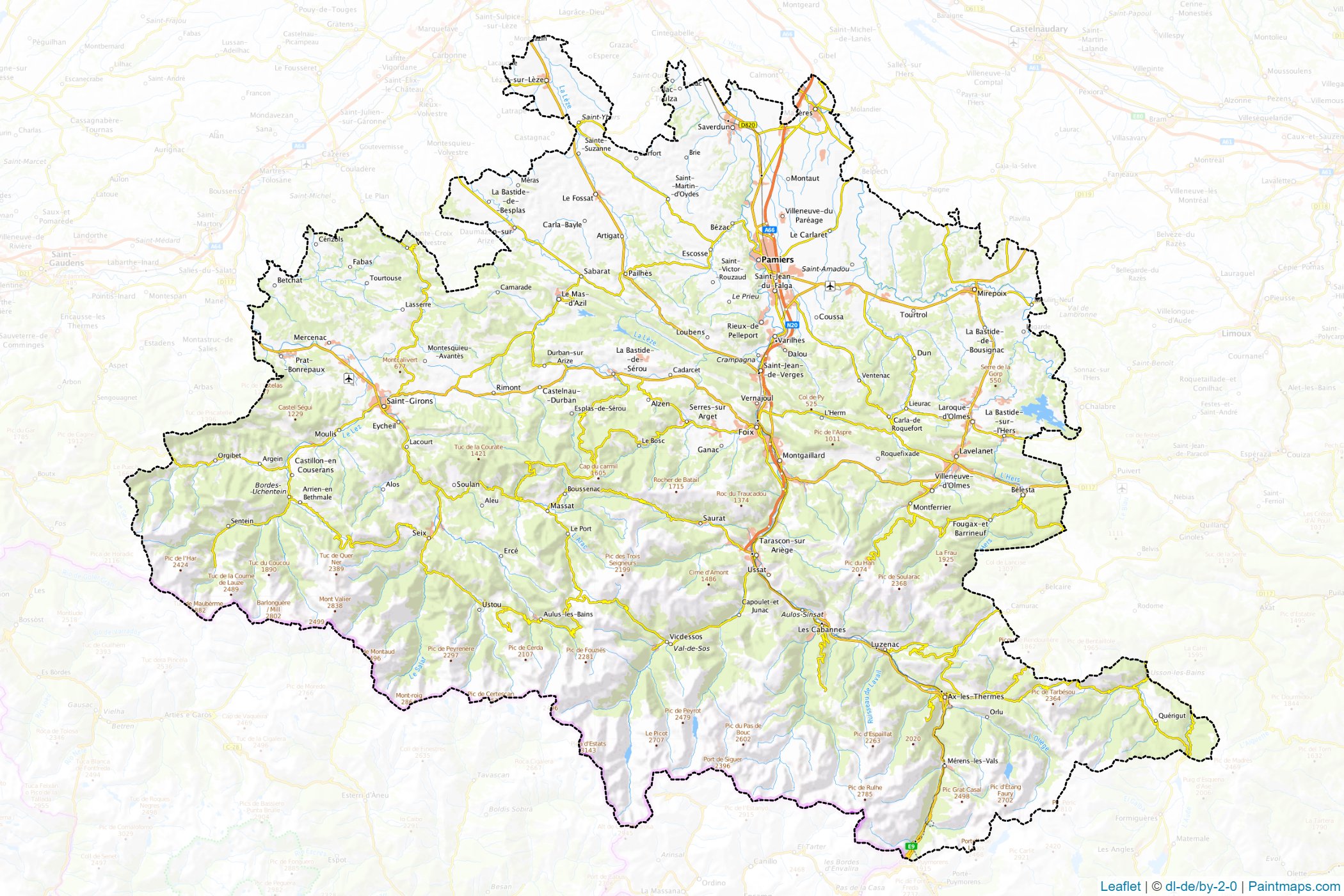 Ariège (Occitania) Map Cropping Samples-1