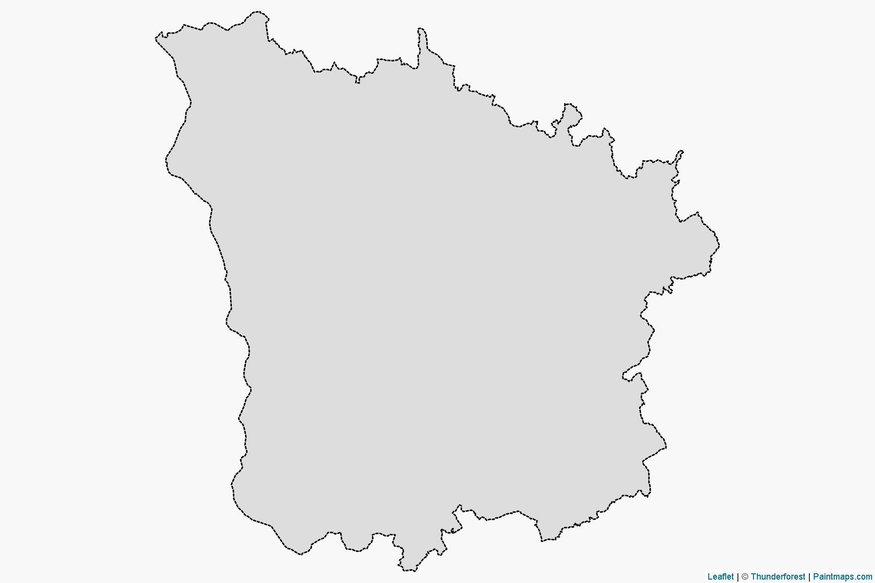 Muestras de recorte de mapas Nièvre (Burgundy-Franche-Comte)-2