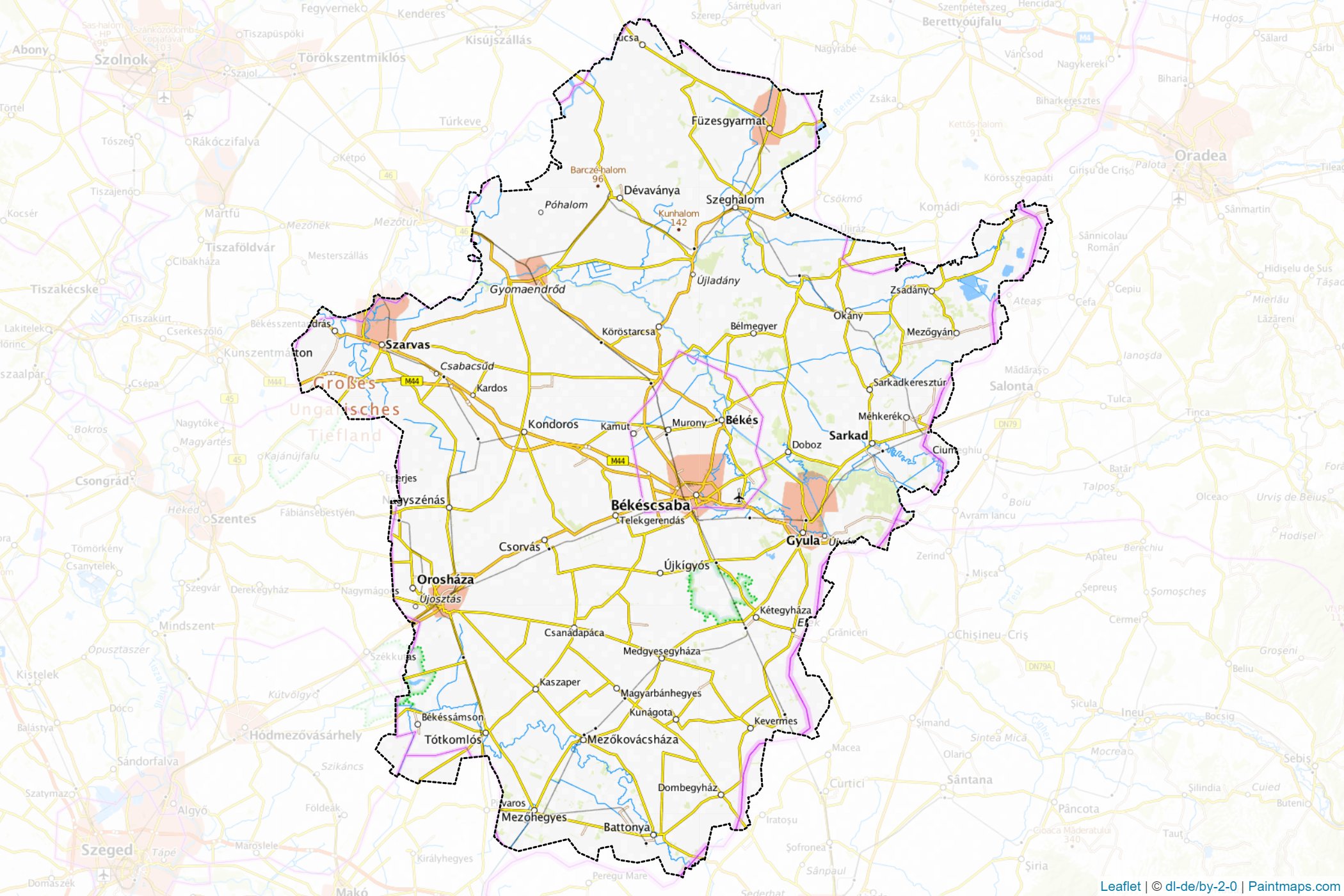 Bekes (Southern Great Plain) Map Cropping Samples-1