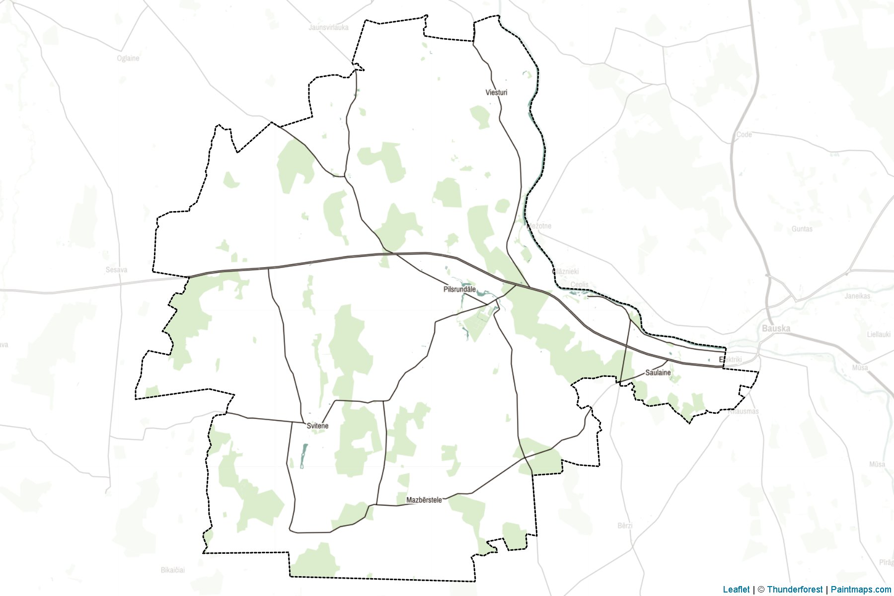 Muestras de recorte de mapas Rundales (Letonia)-2