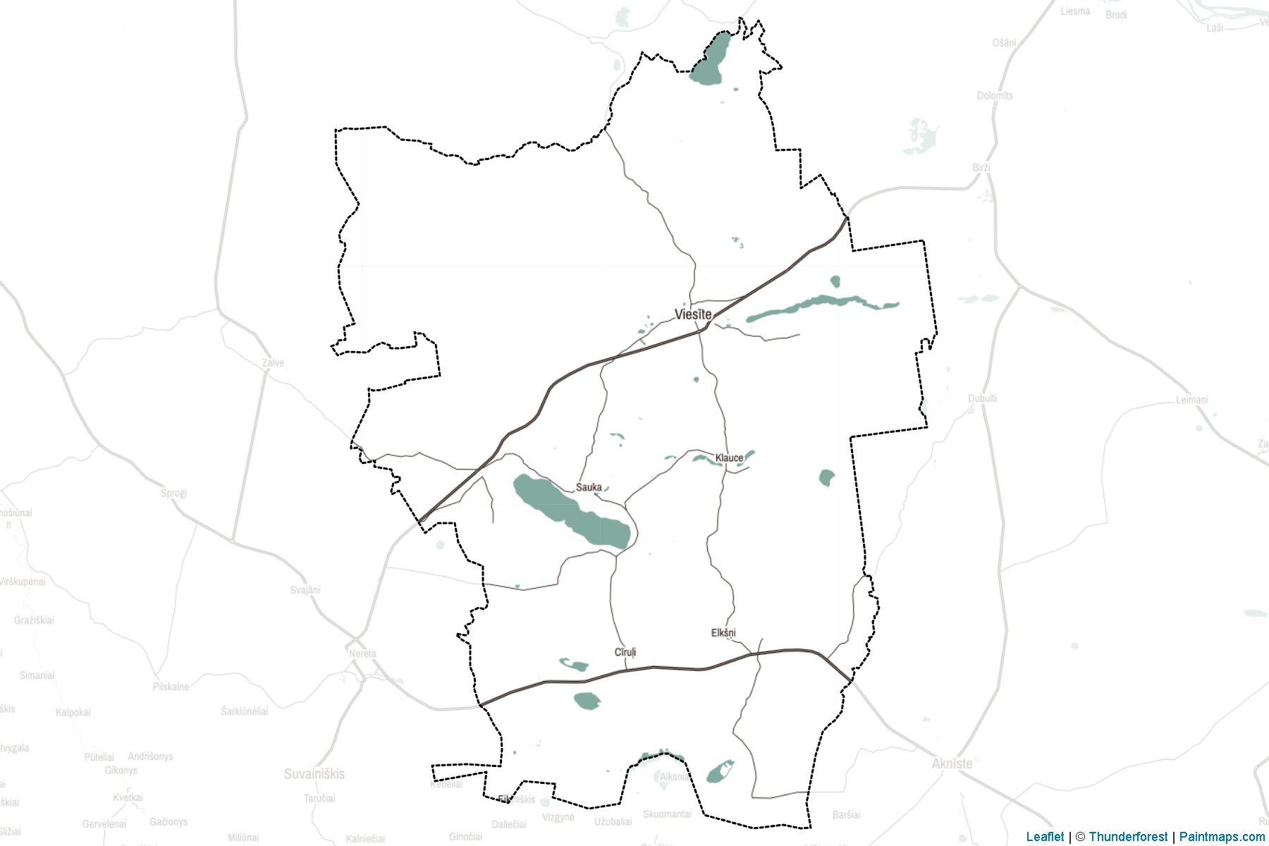 Muestras de recorte de mapas Viesites (Letonia)-2