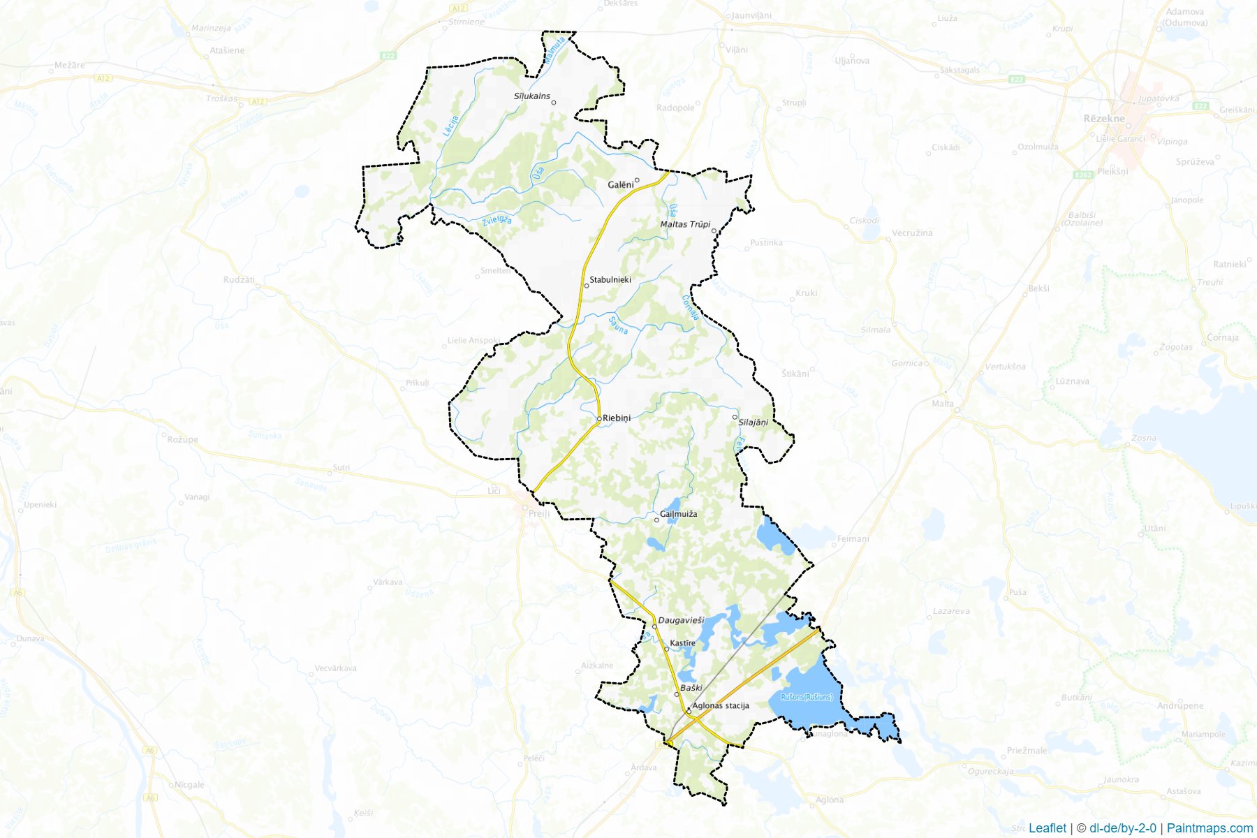 Muestras de recorte de mapas Riebinu (Letonia)-1