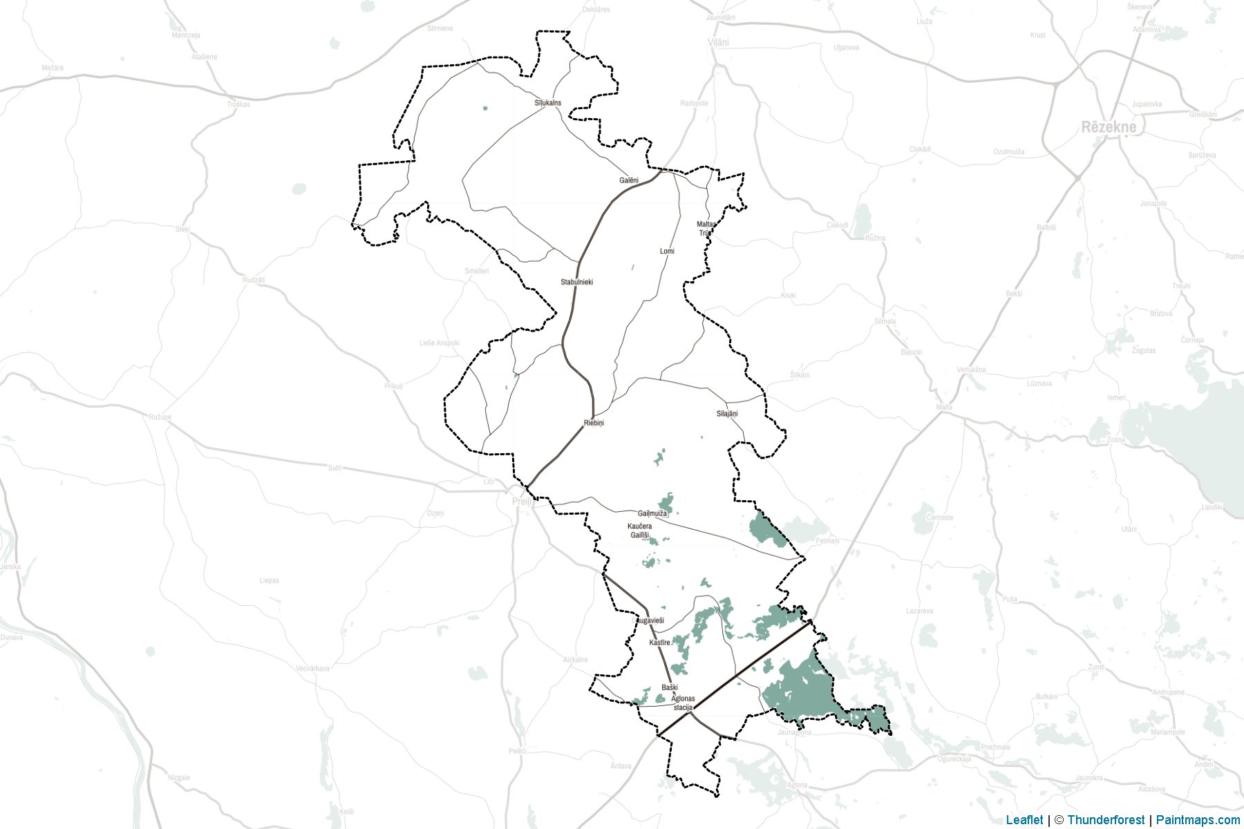 Muestras de recorte de mapas Riebinu (Letonia)-2