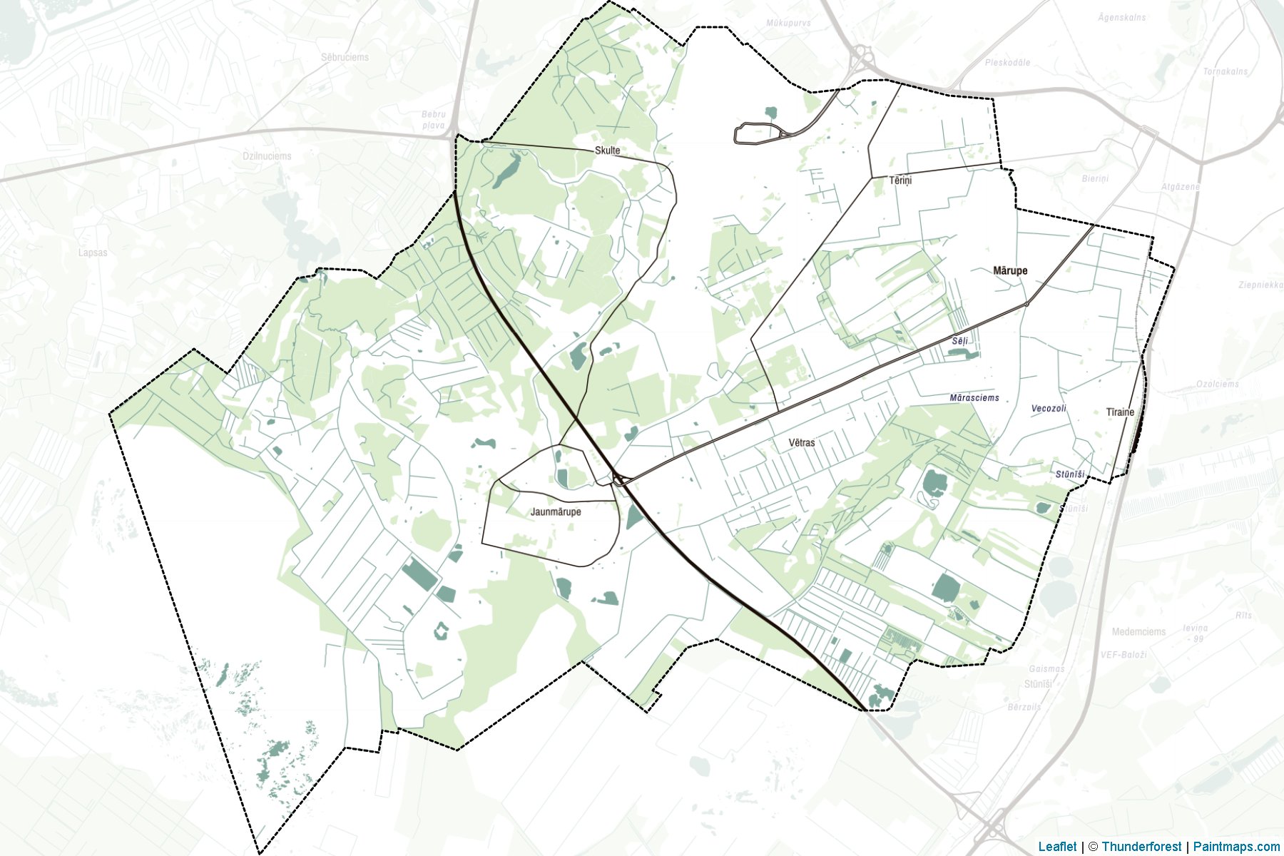 Muestras de recorte de mapas Marupes (Letonia)-2