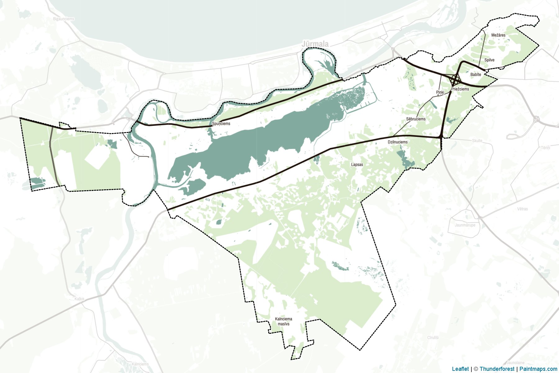 Muestras de recorte de mapas Babites (Letonia)-2