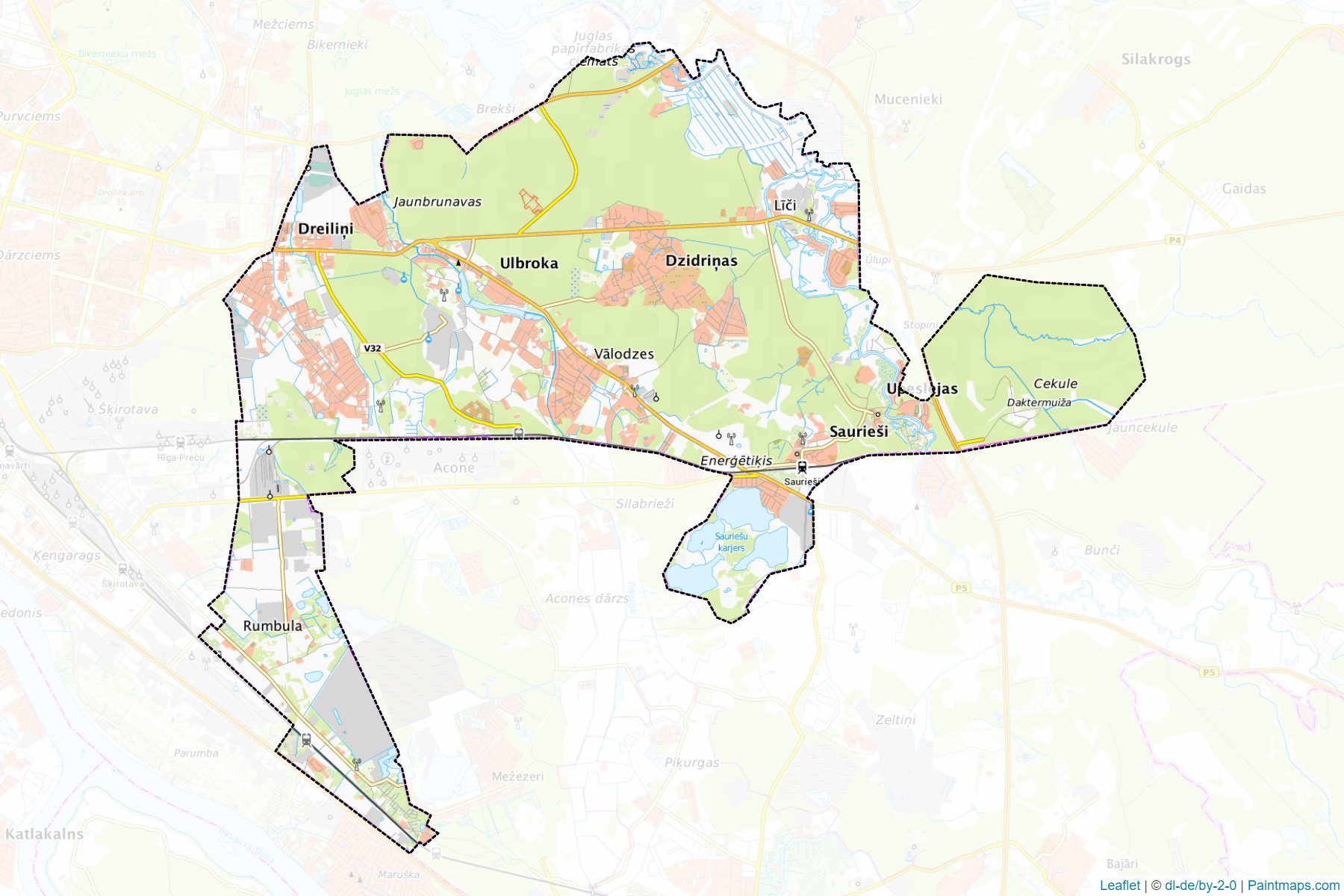 Muestras de recorte de mapas Stopinu (Letonia)-1