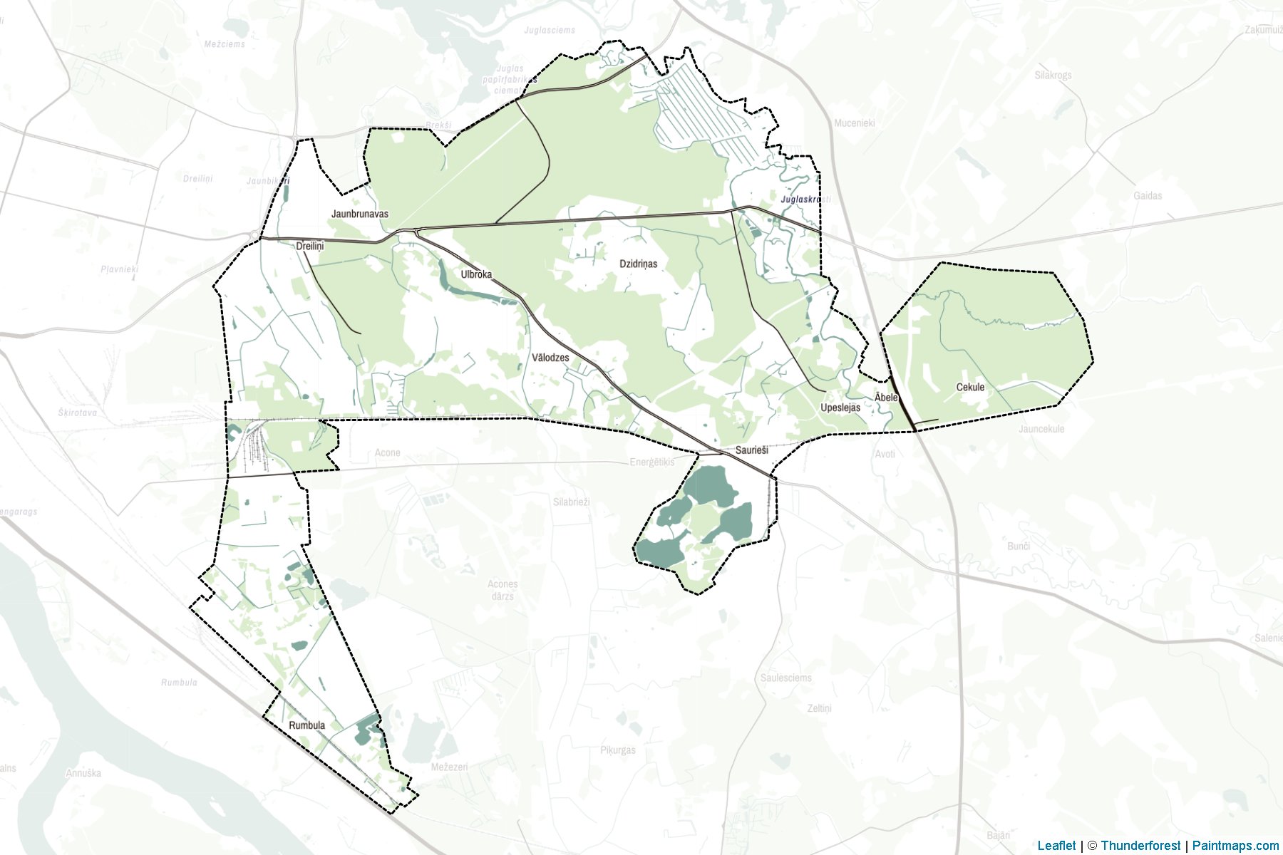 Muestras de recorte de mapas Stopinu (Letonia)-2