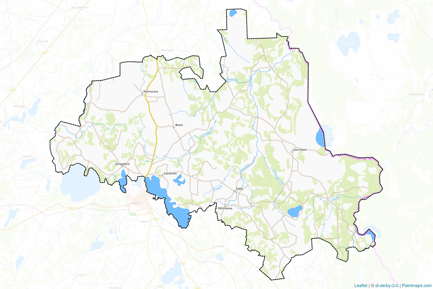 Muestras de recorte de mapas Ciblas (Letonia)-1