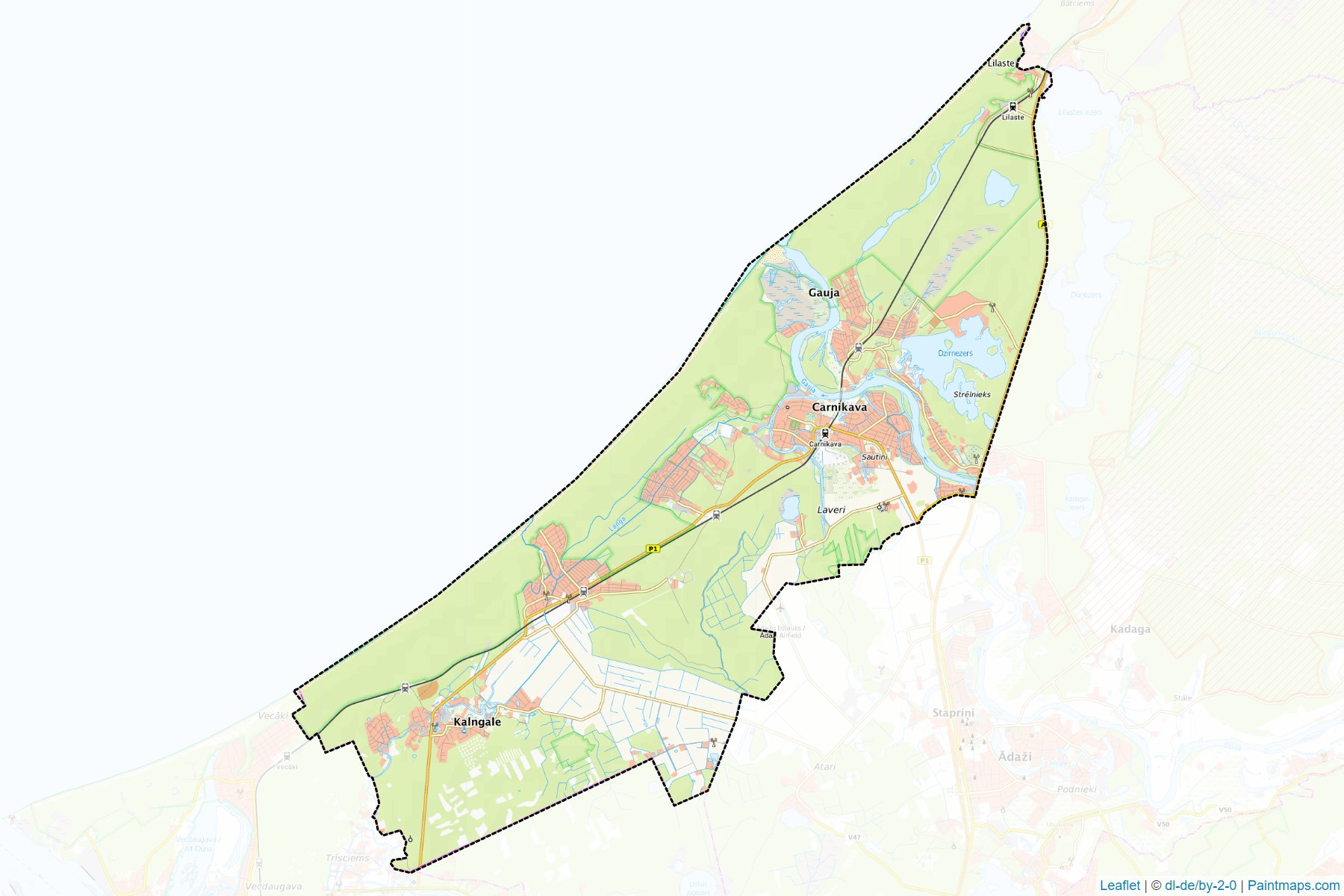 Muestras de recorte de mapas Carnikavas (Letonia)-1