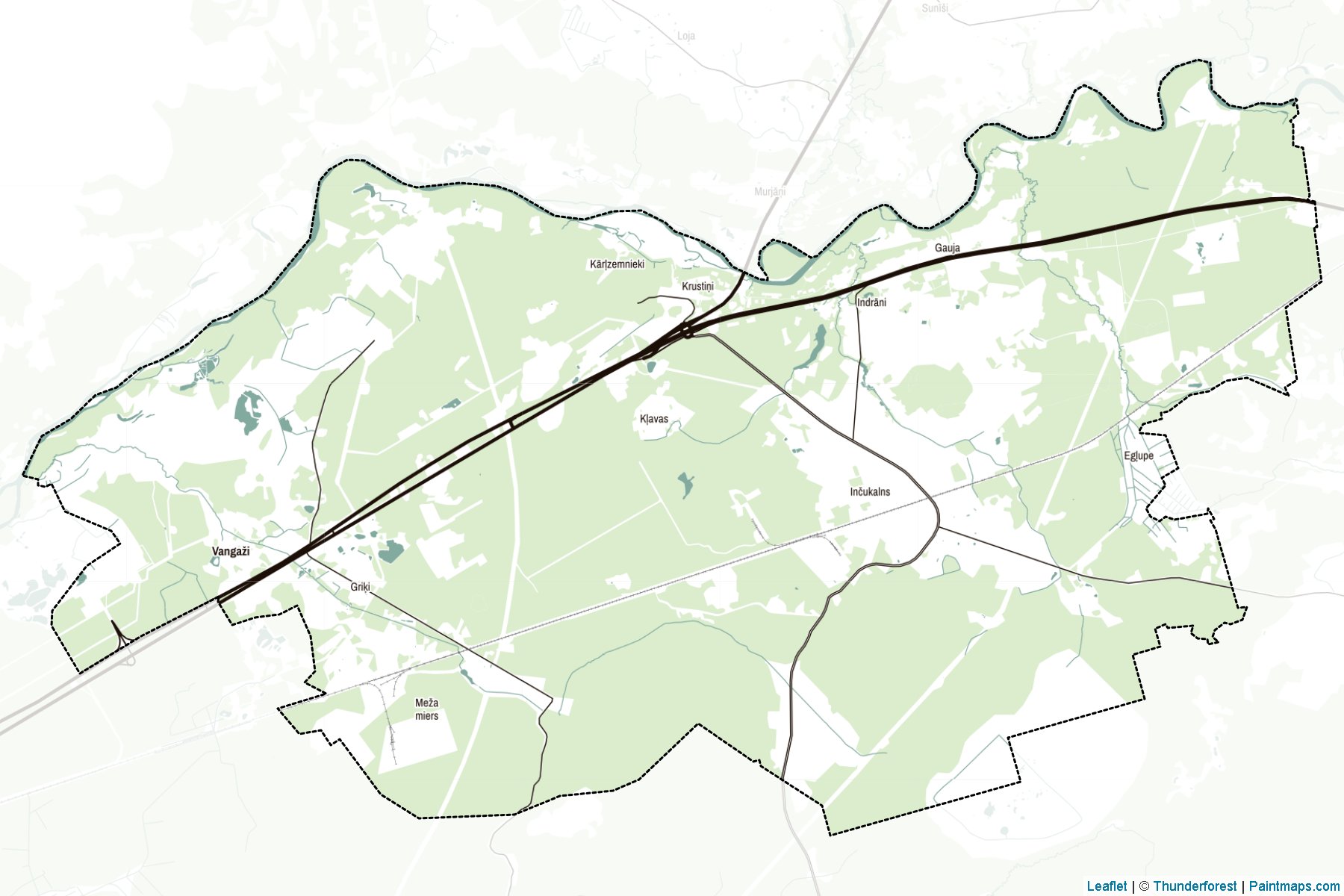 Muestras de recorte de mapas Incukalna (Letonia)-2