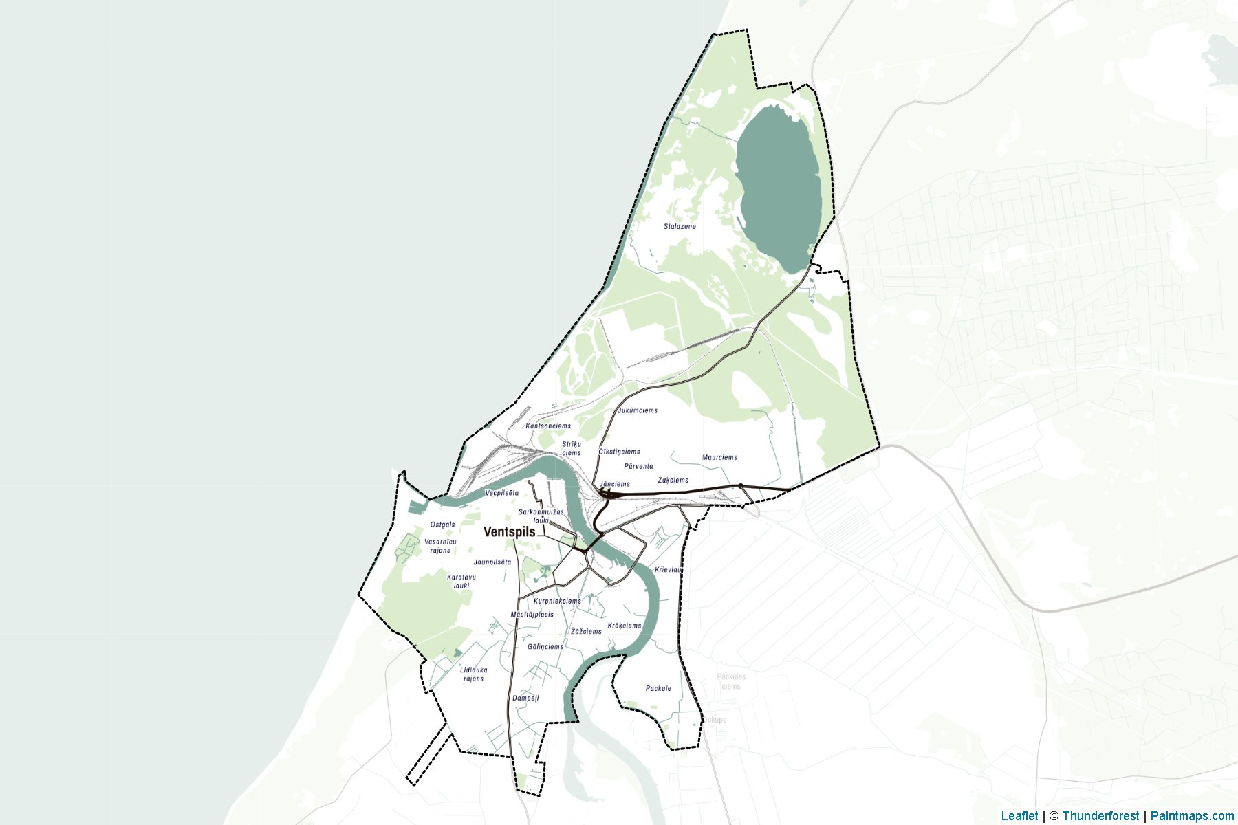 Muestras de recorte de mapas Ventspils (Letonia)-2