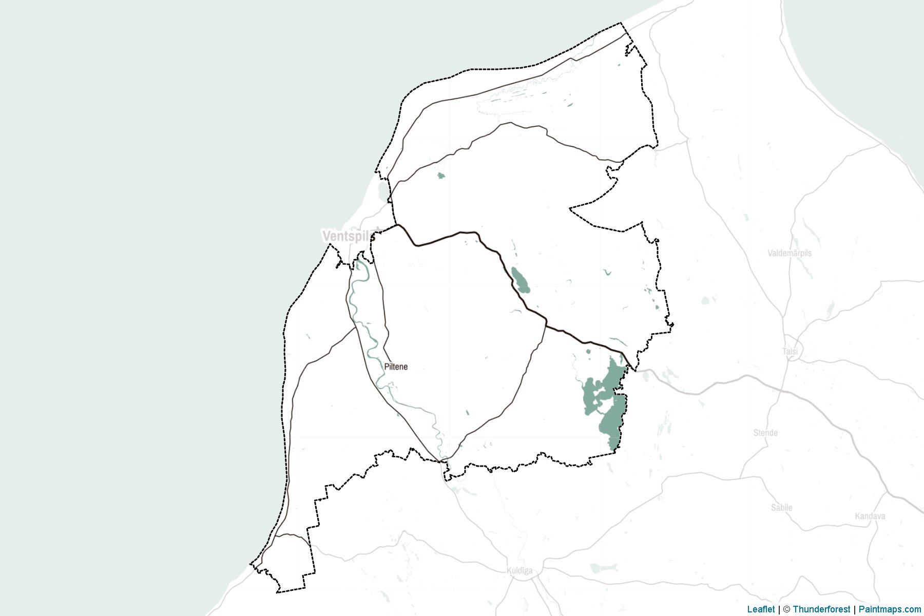 Muestras de recorte de mapas Ventspils (Letonia)-2