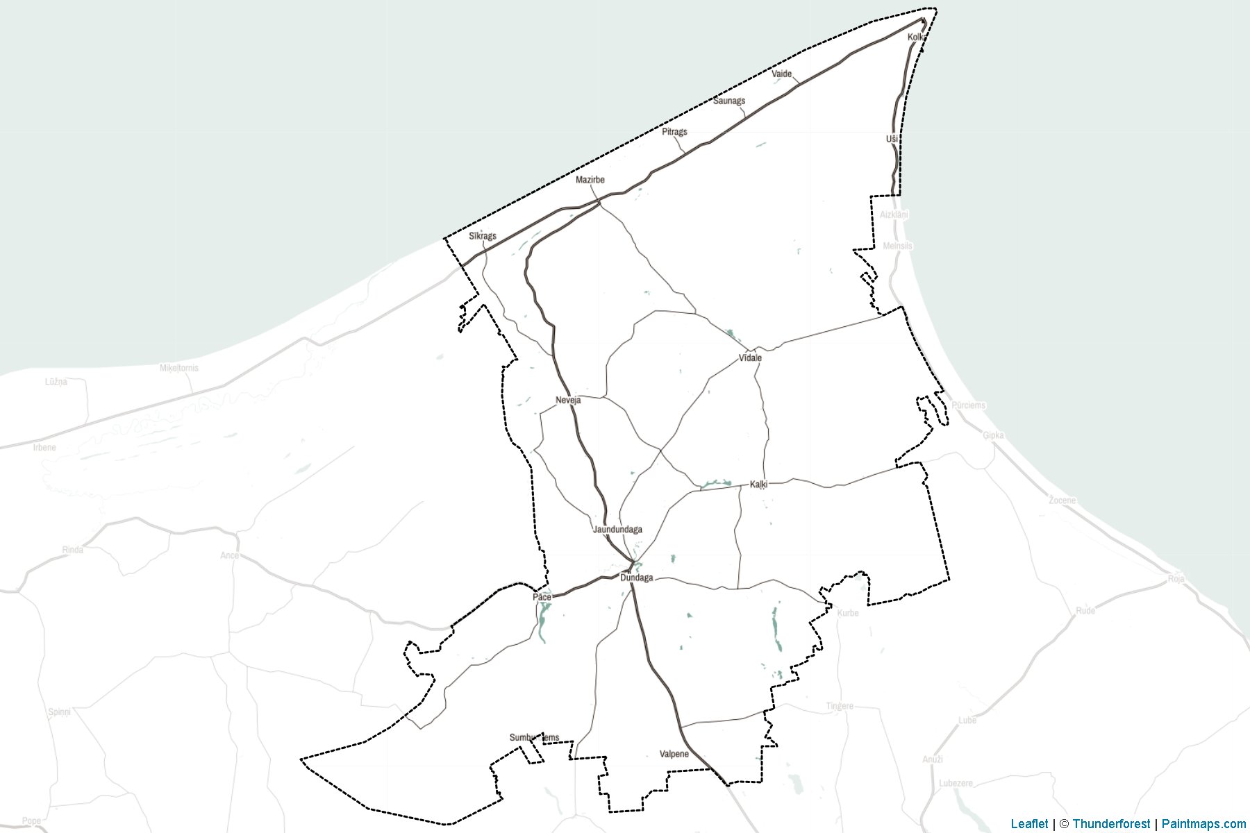 Muestras de recorte de mapas Dundagas (Letonia)-2