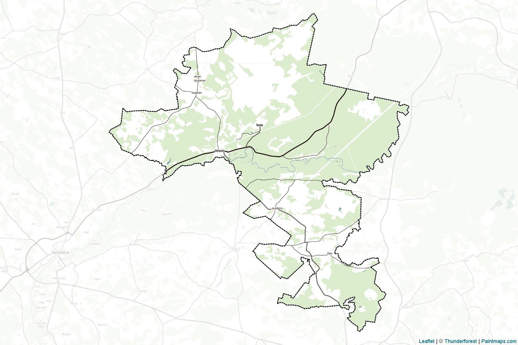 Muestras de recorte de mapas Strencu (Letonia)-2