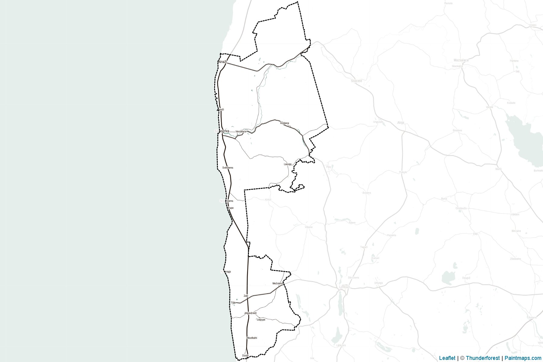 Muestras de recorte de mapas Salacgrivas (Letonia)-2