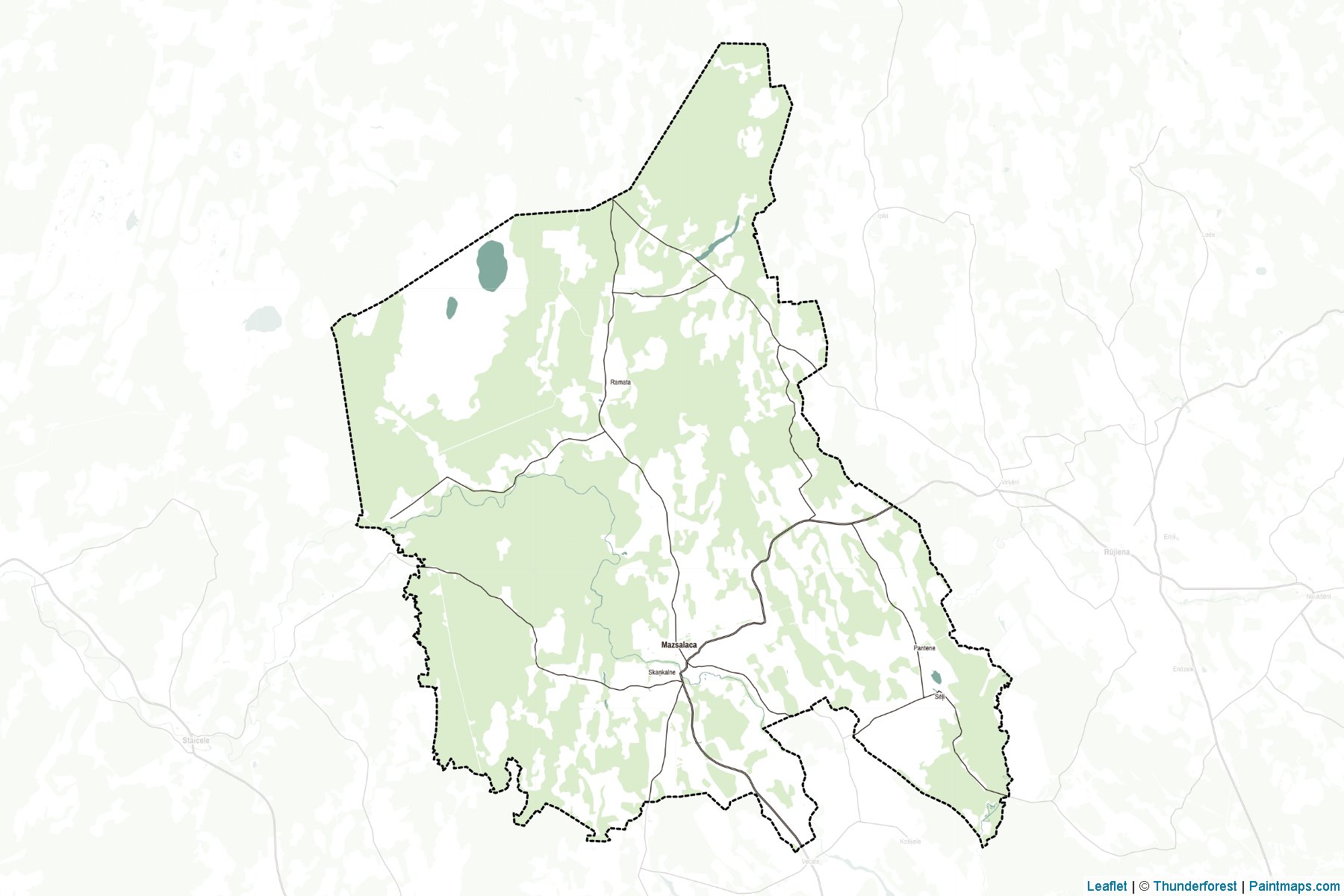 Muestras de recorte de mapas Mazsalacas (Letonia)-2