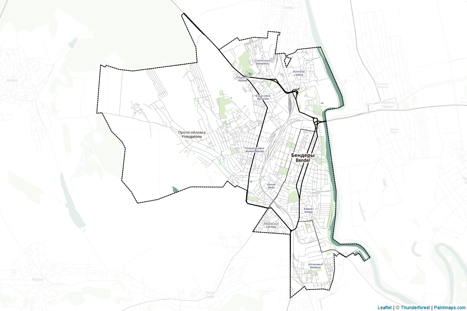 mun.Bender (Moldova) Map Cropping Samples-2