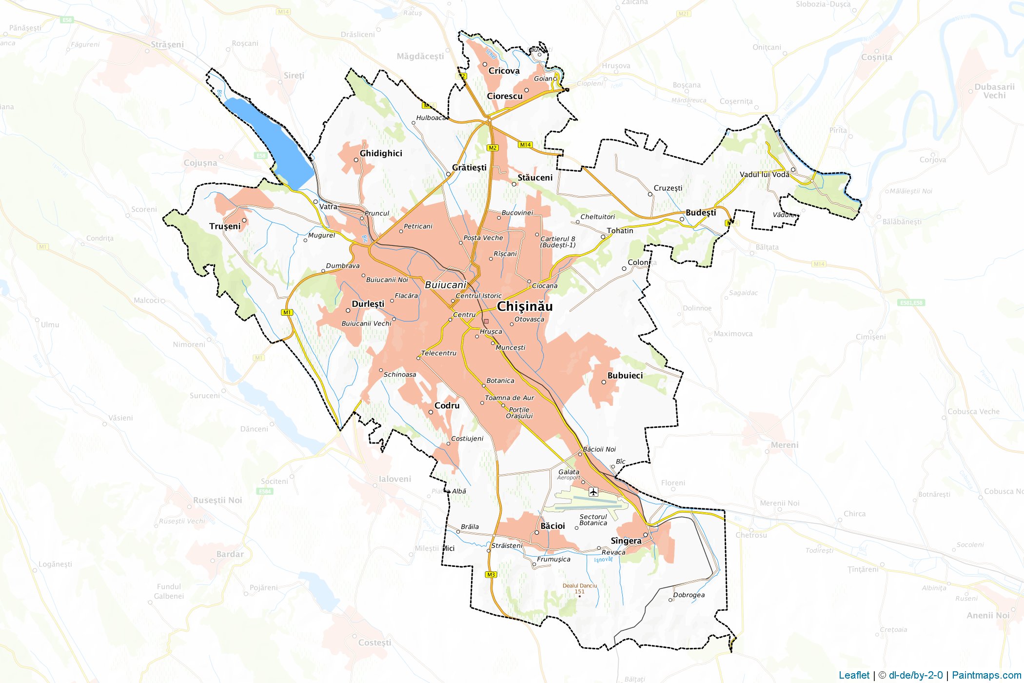 Muestras de recorte de mapas mun.Chişinău (Moldavia)-1