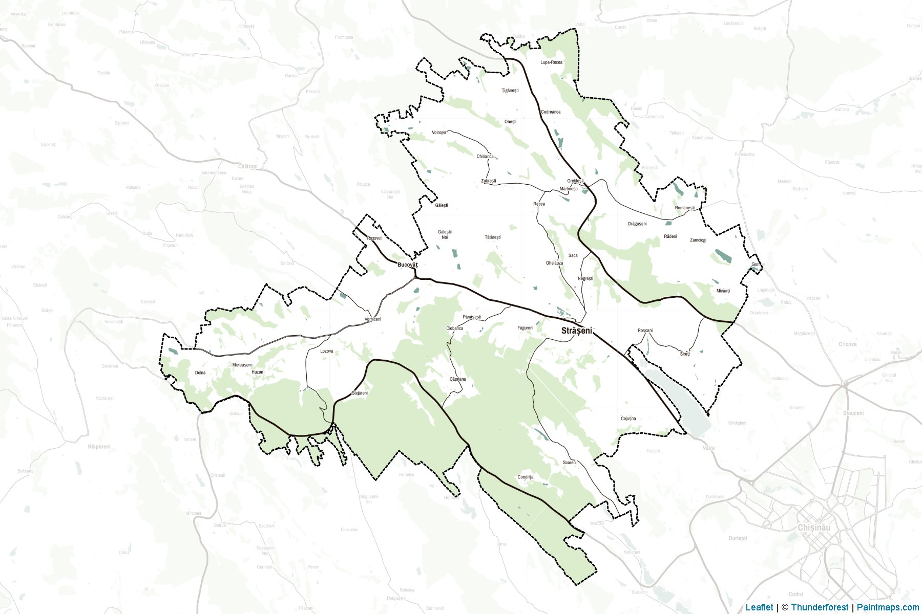 Straseni District (Moldova) Haritası Örnekleri-2