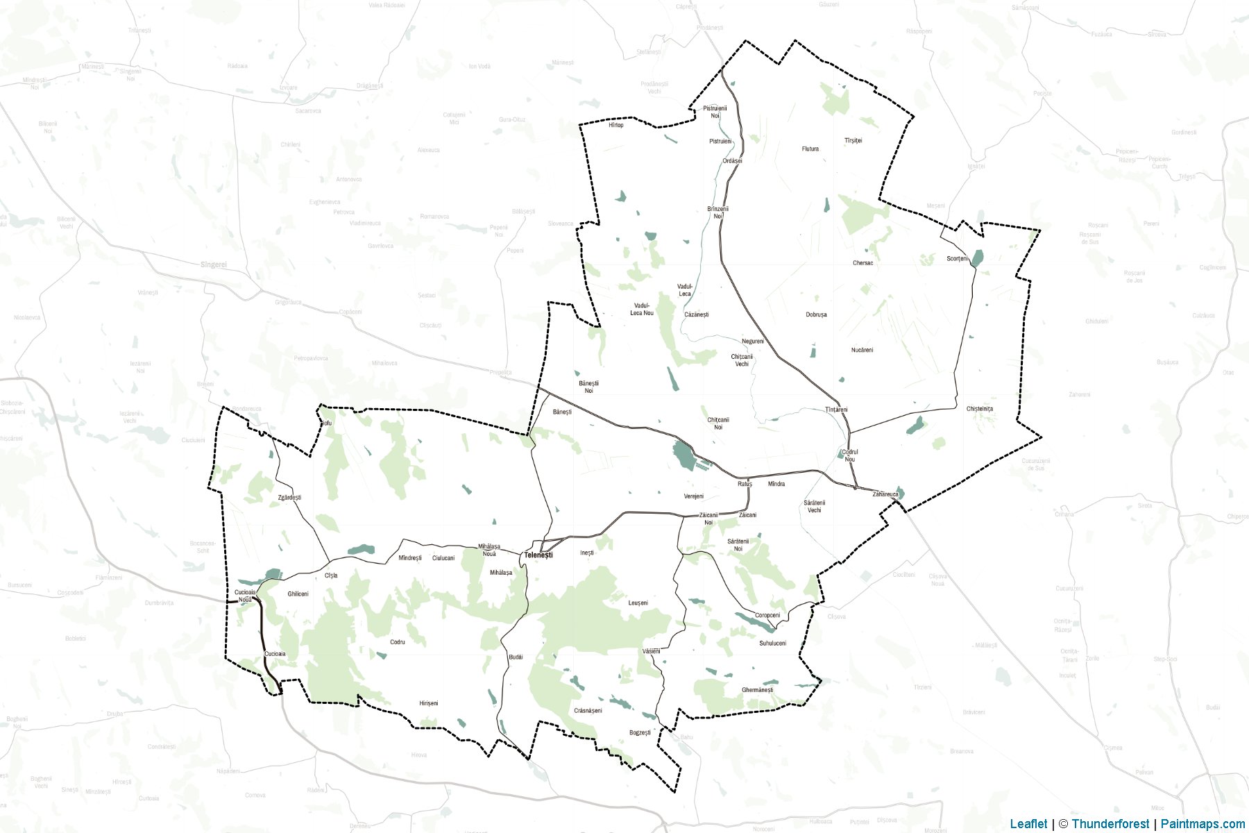 Muestras de recorte de mapas Teleneşti (Moldavia)-2