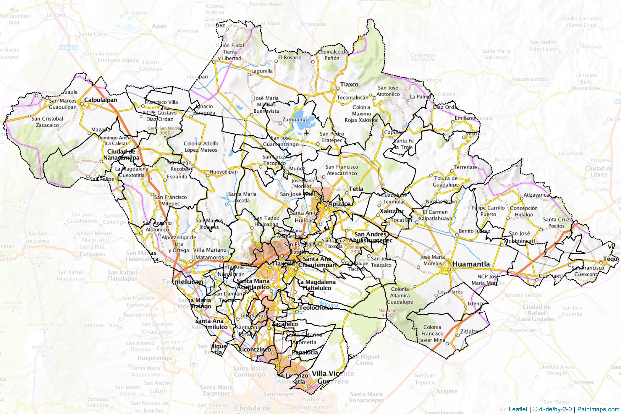 Tlaxcala (Mexico) Map Cropping Samples-1