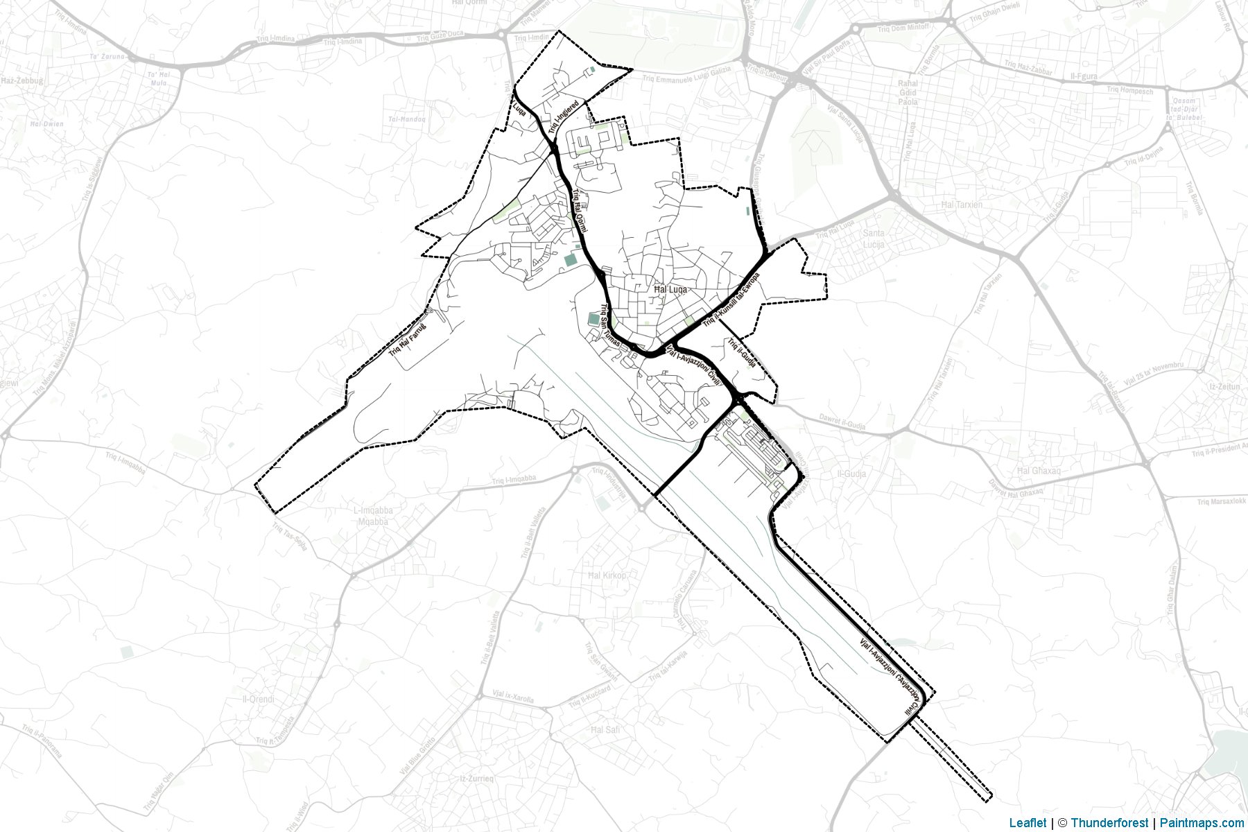 Luqa (Malta) Map Cropping Samples-2