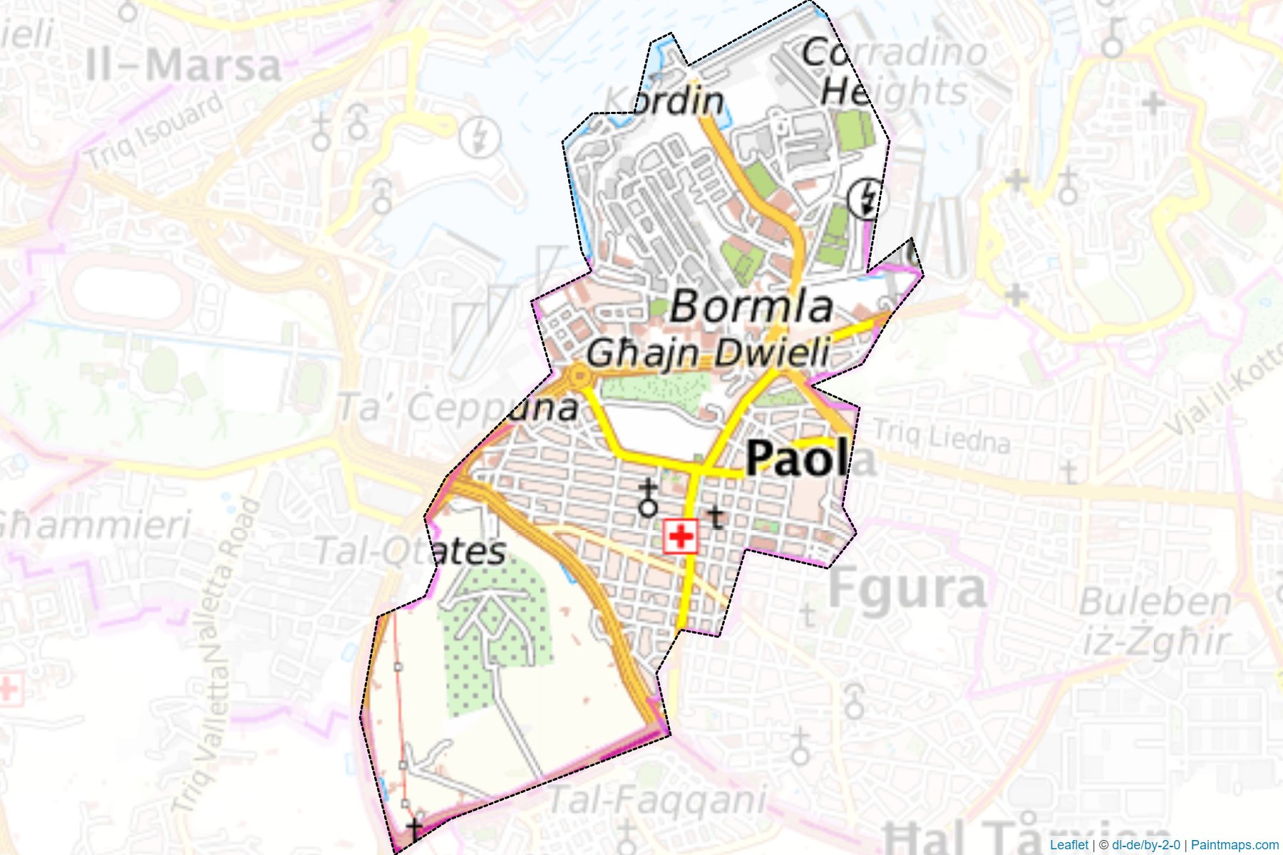 Paola (Malta) Map Cropping Samples-1