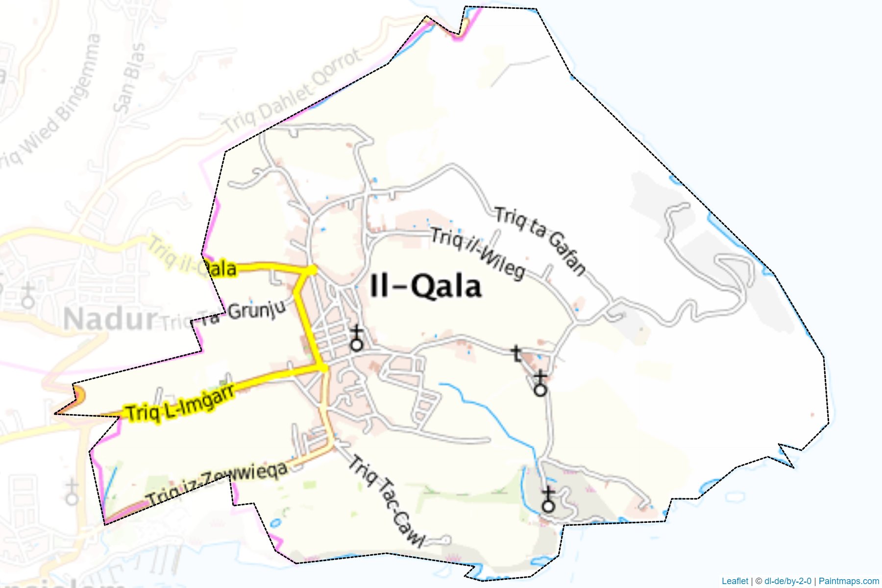 Qala (Malta) Map Cropping Samples-1