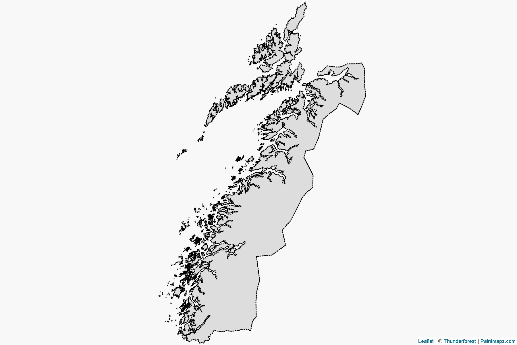 Nordland (Norway) Map Cropping Samples-2