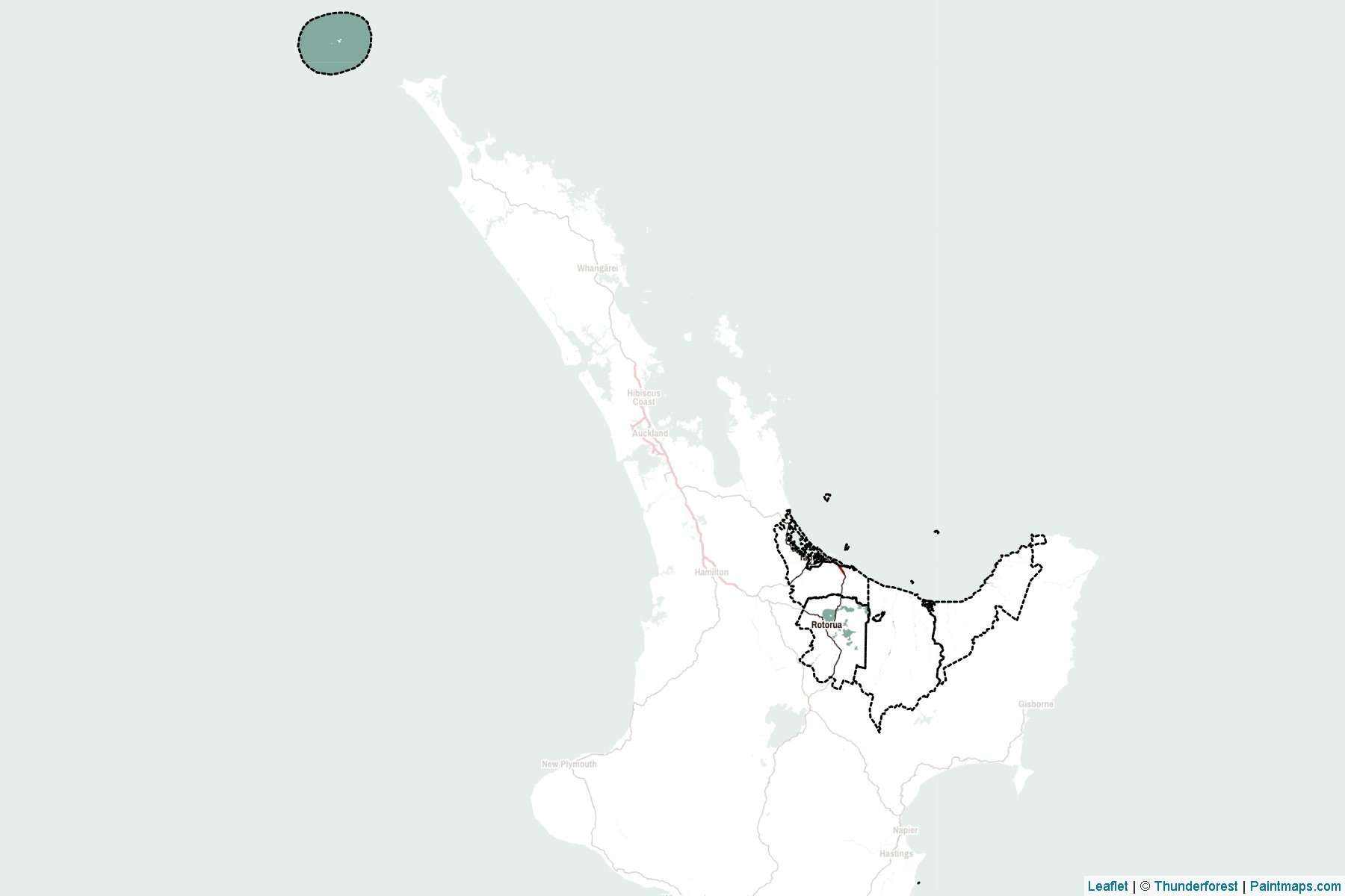 Muestras de recorte de mapas Bay of Plenty Region (Nueva Zelanda)-2