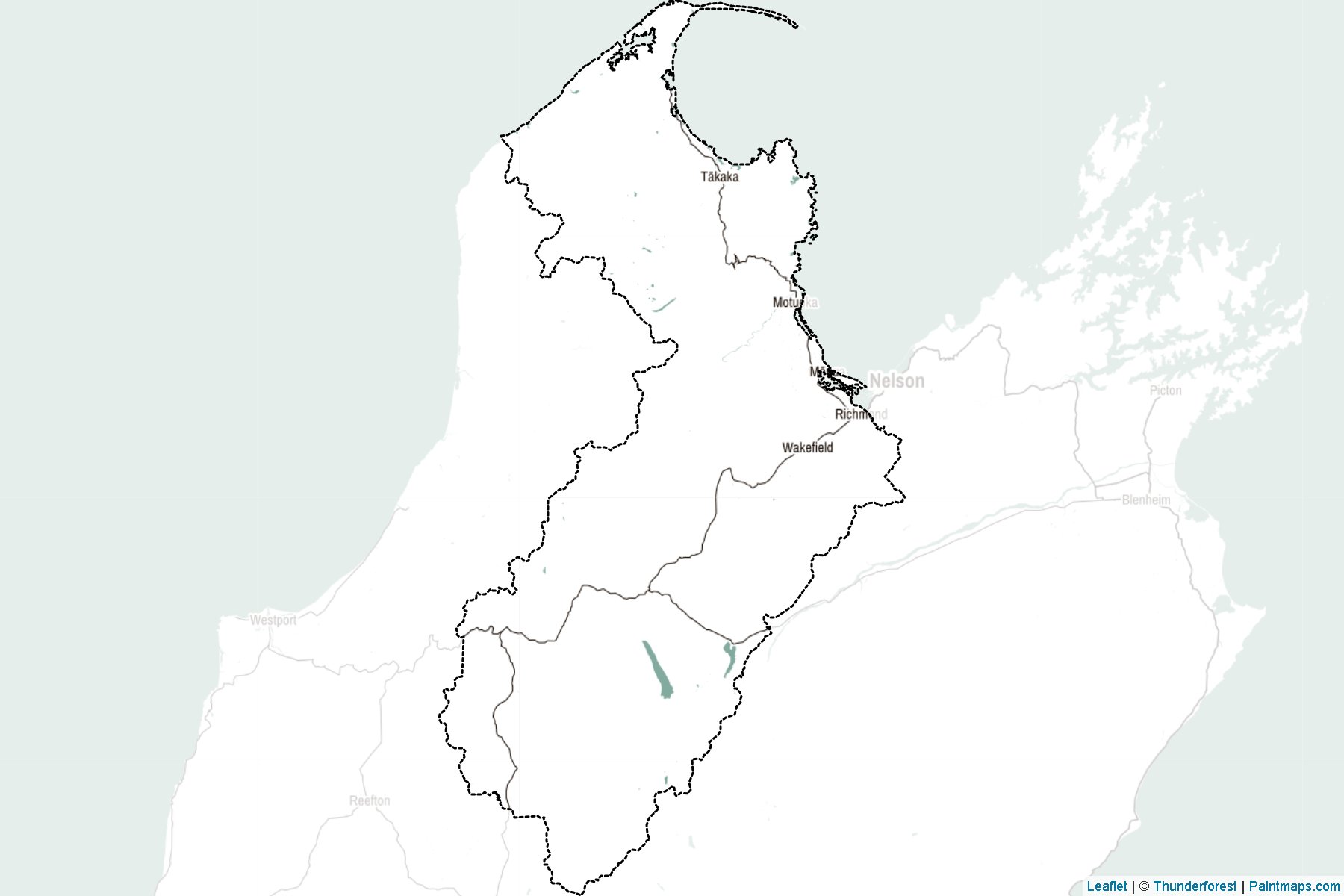 Muestras de recorte de mapas Tasman Region (Nueva Zelanda)-2