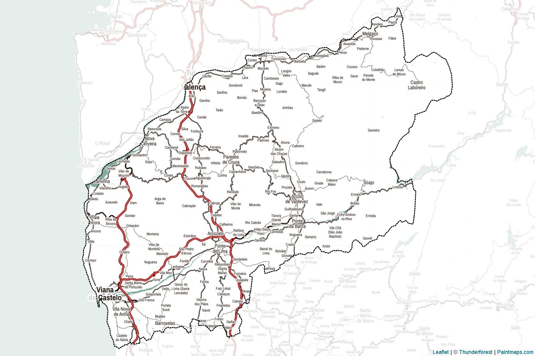 Viana do Castelo (Portugal) Map Cropping Samples-2