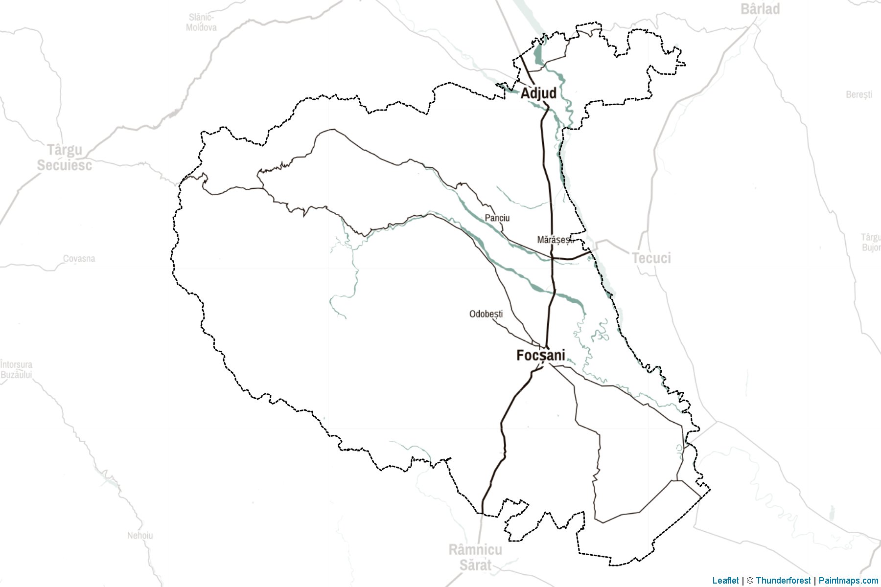 Vrancea (Romania) Map Cropping Samples-2