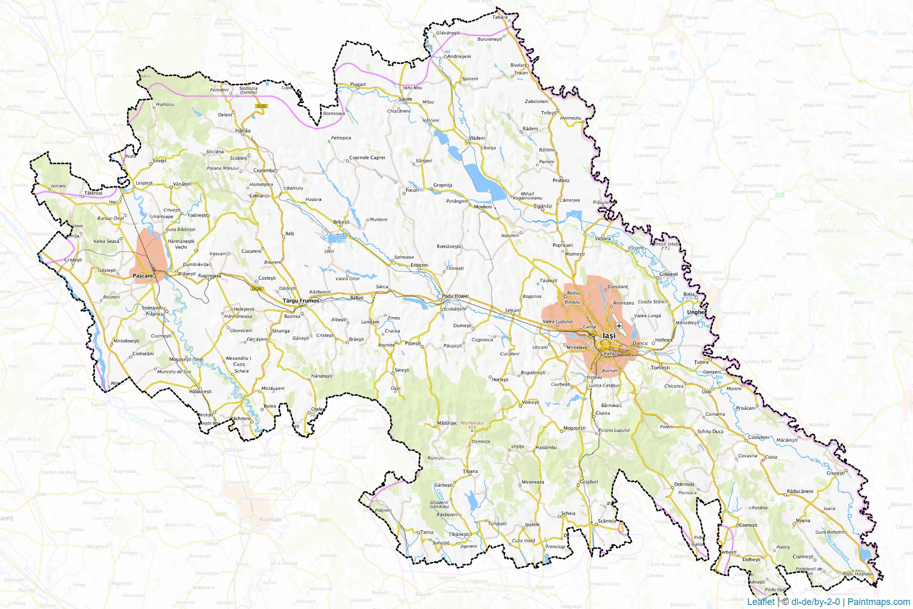 Iasi (Romania) Map Cropping Samples-1