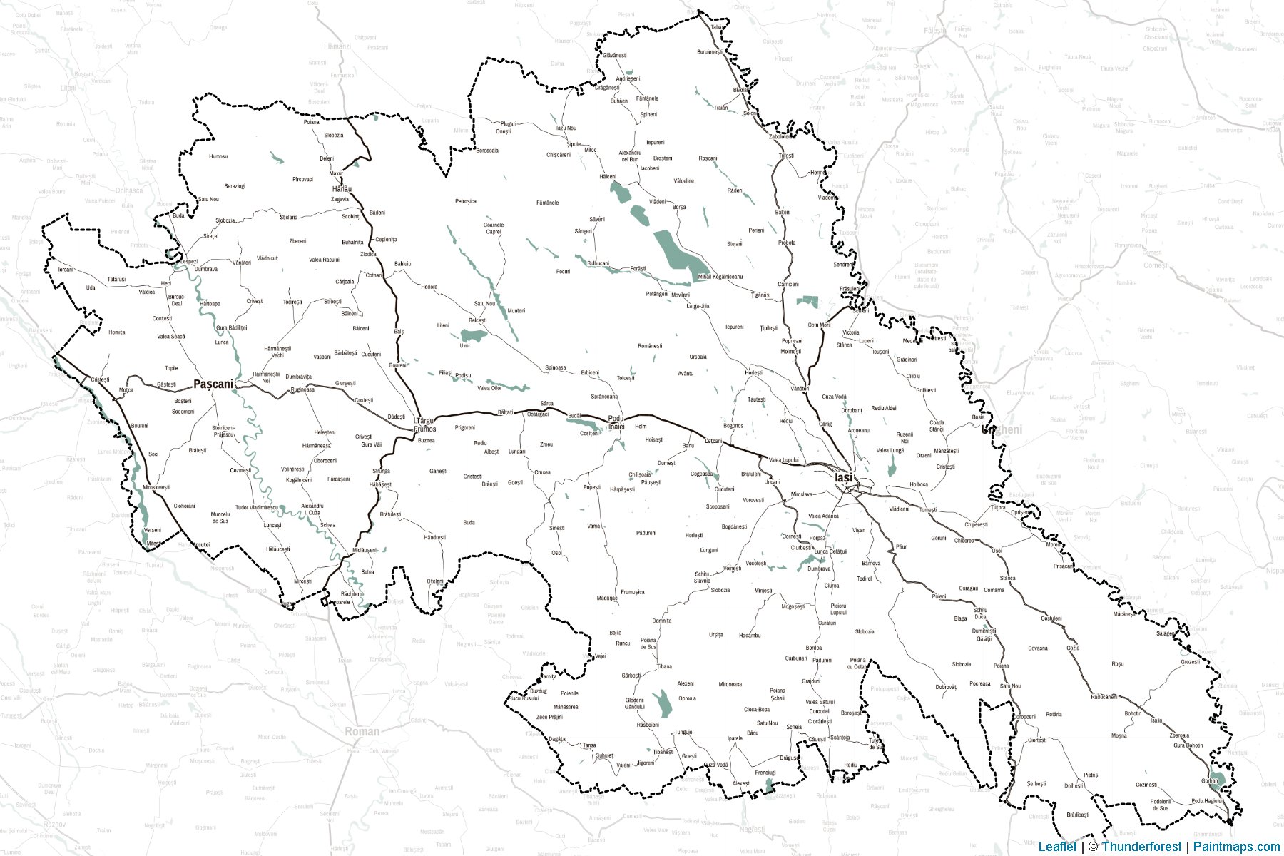 Iasi (Romania) Map Cropping Samples-2