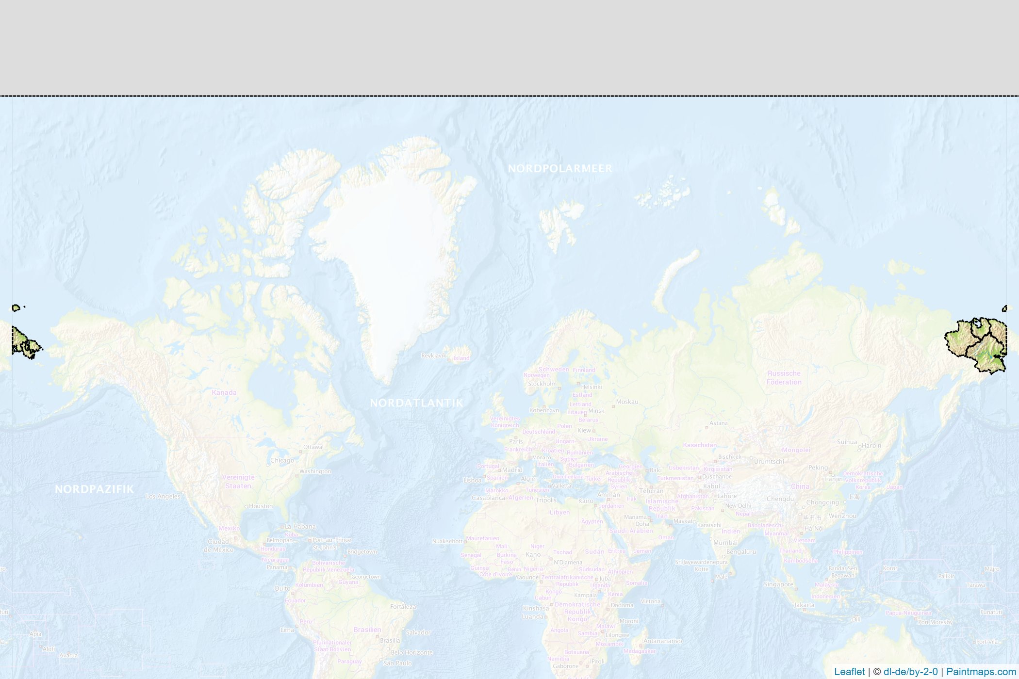 Chukotka (Russia) Map Cropping Samples-1