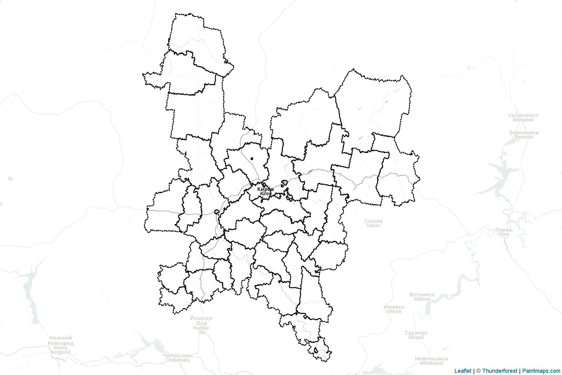 Kirov (Russia) Map Cropping Samples-2