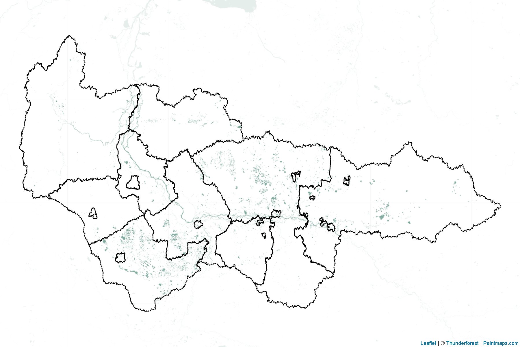 Hantı-Mansi Özerk Okrugu (Rusya) Haritası Örnekleri-2