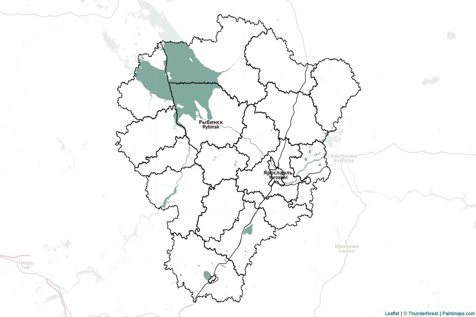 Yaroslavl (Russia) Map Cropping Samples-2