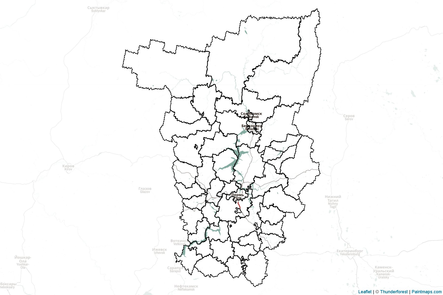 Perm (Russia) Map Cropping Samples-2