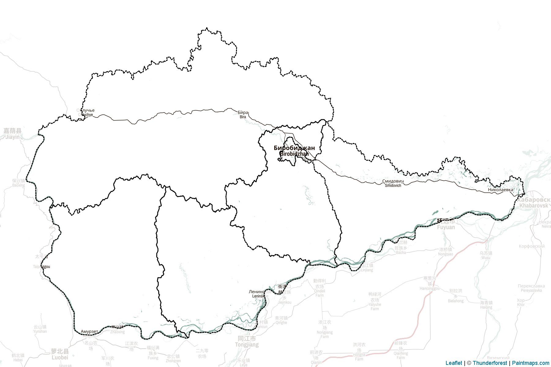 Yevrey (Russia) Map Cropping Samples-2