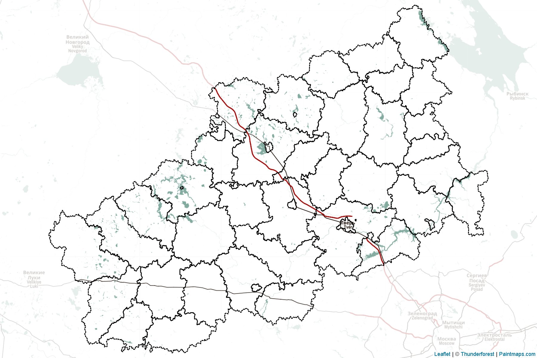 Tver (Russia) Map Cropping Samples-2