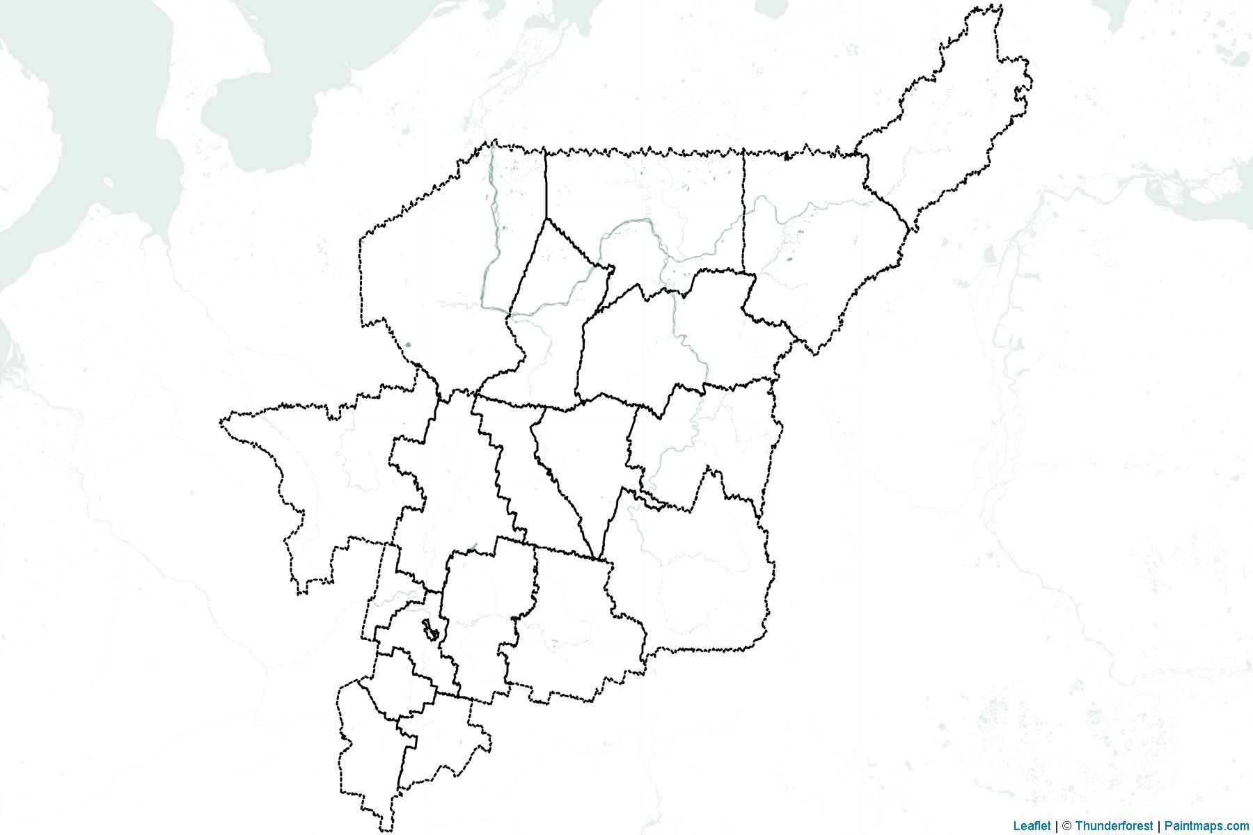 Muestras de recorte de mapas Komi (Federación Rusa)-2