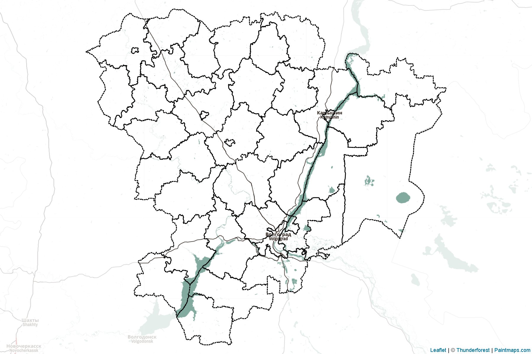 Volgograd (Russia) Map Cropping Samples-2