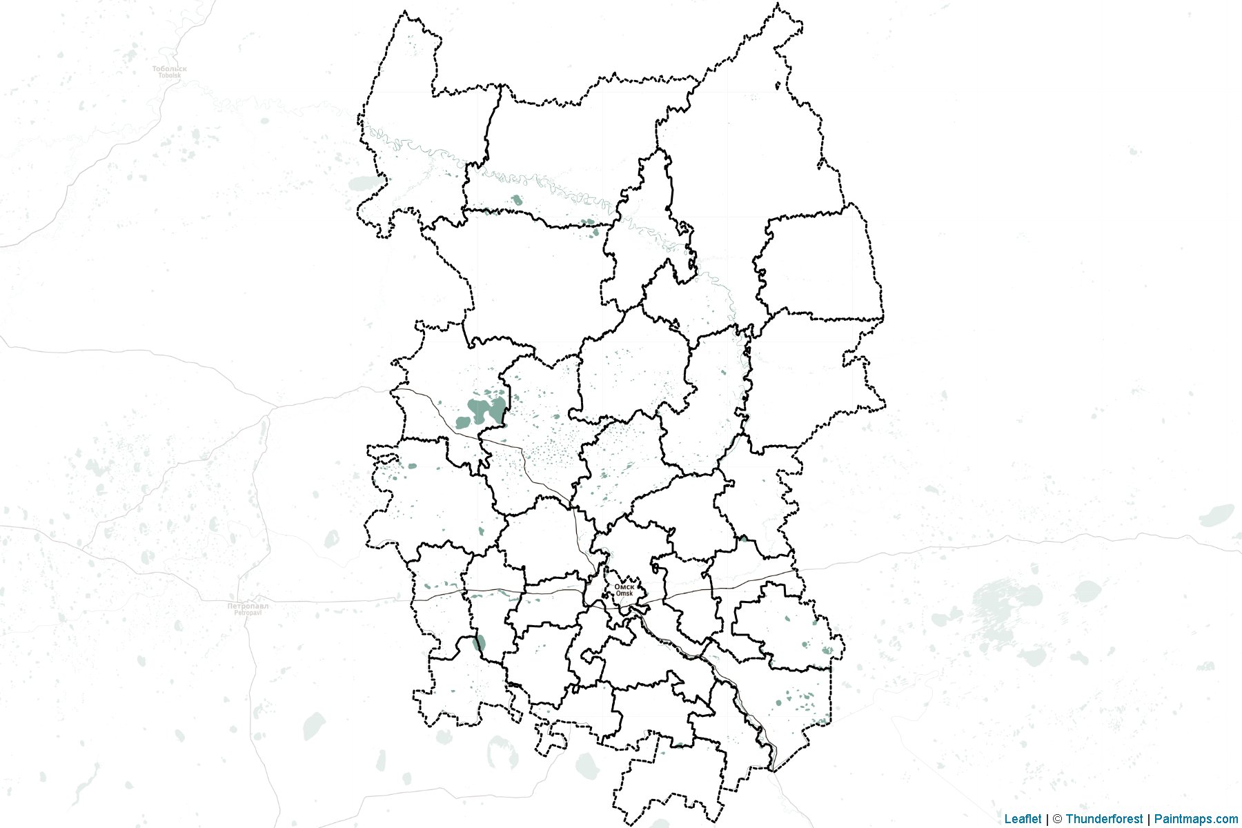 Omsk (Russia) Map Cropping Samples-2