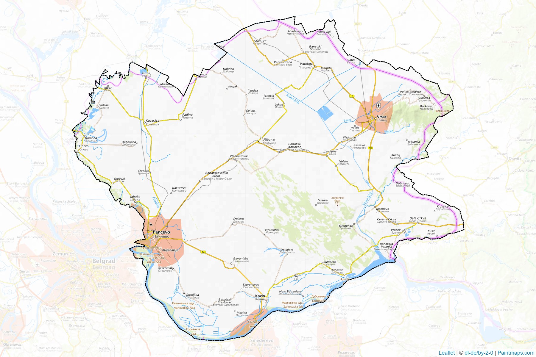 South Banat (Vojvodina) Map Cropping Samples-1