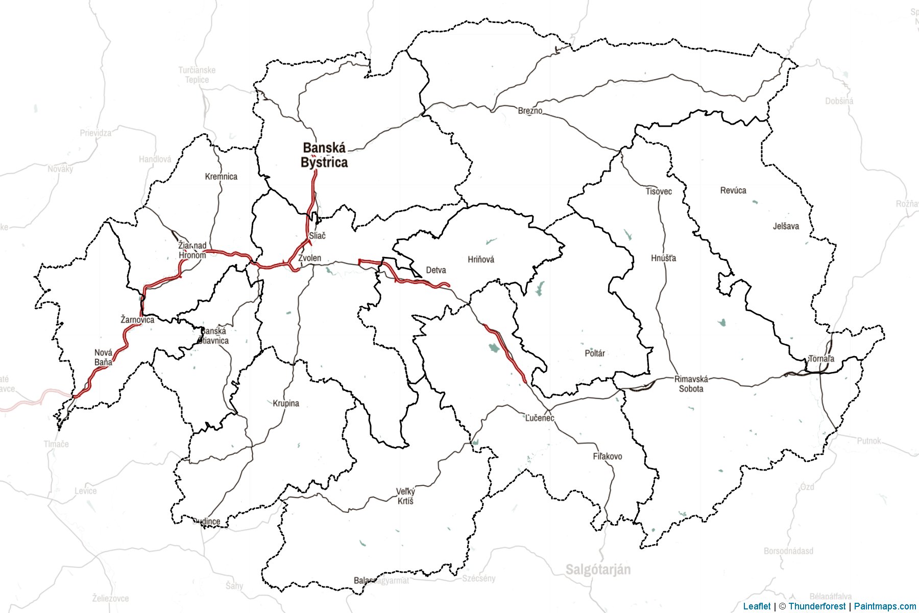 Banska Bystrica (Slovakia) Map Cropping Samples-2