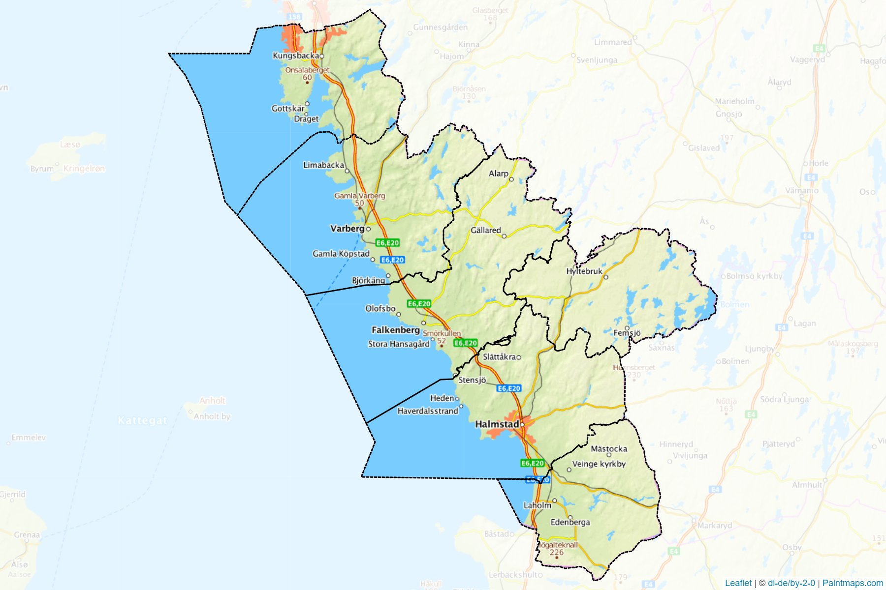 Halland (Sweden) Map Cropping Samples-1