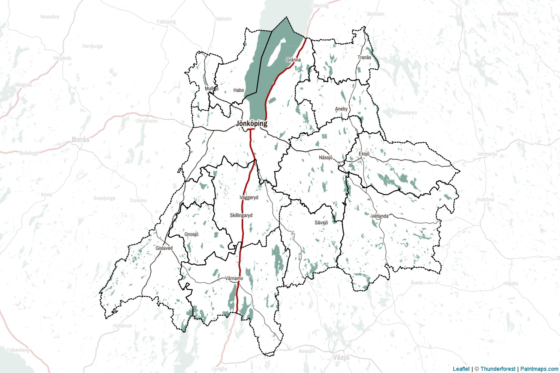 Jonkoping (Sweden) Map Cropping Samples-2