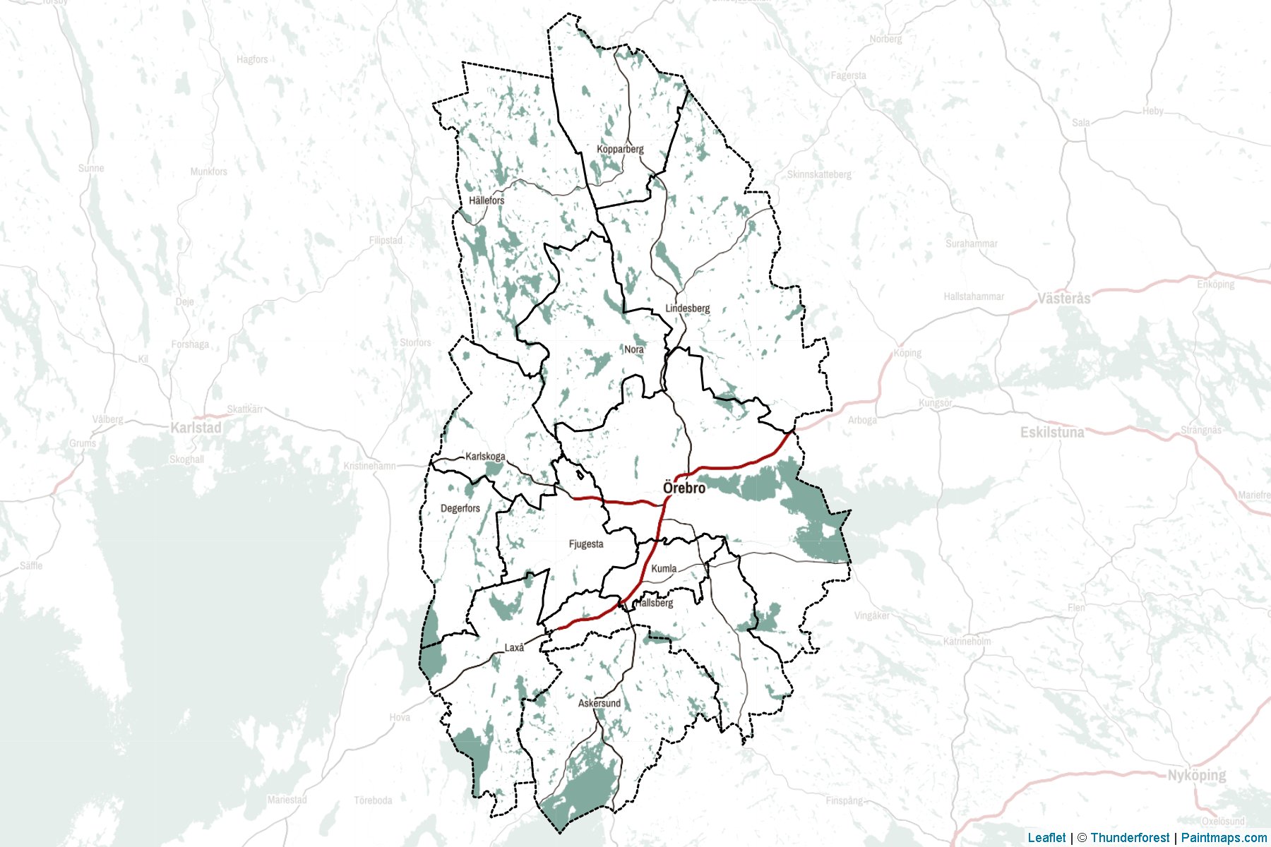 Muestras de recorte de mapas Orebro (Suecia)-2